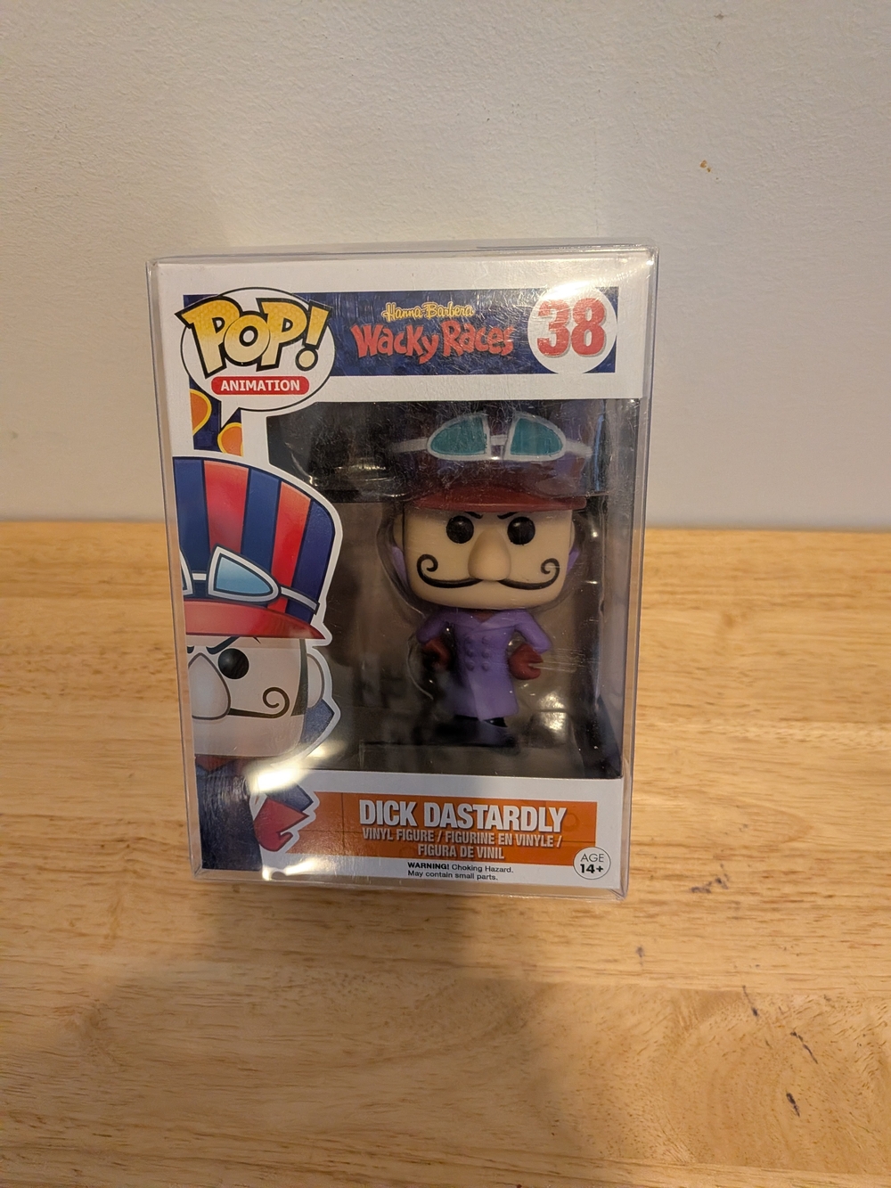 Funko Dick Dastardly Pop! Vinyl Figure - Purple, Red, Blue